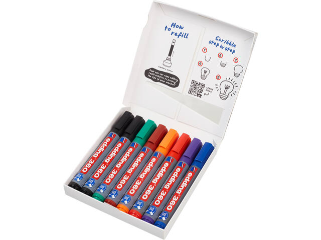 Whiteboardmarker edding 360 rond 1.5-3mm ass