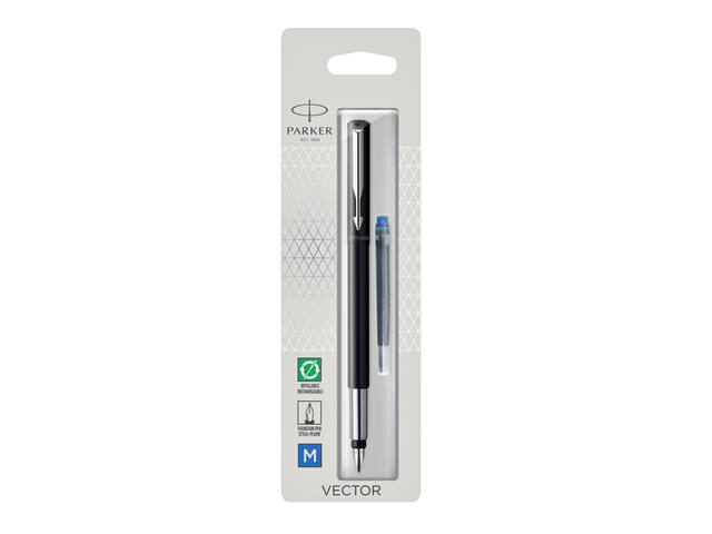 Vulpen Parker Vector M zwart