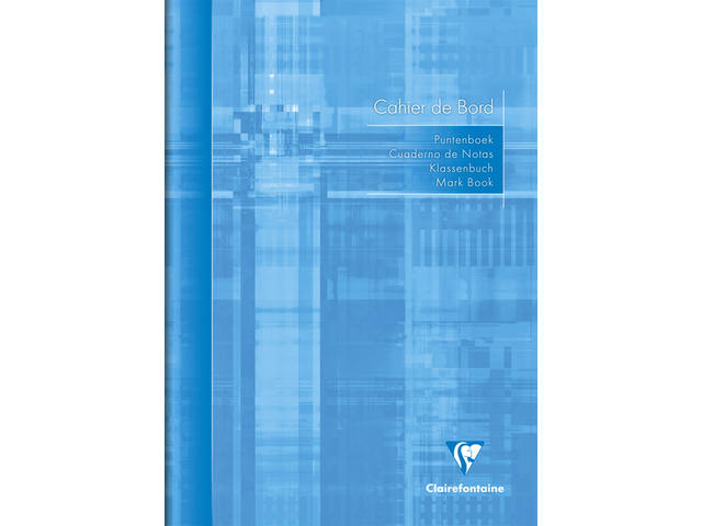 Puntenboek leraren Clairefontaine A4 72p meertalig