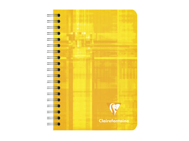 Notitieboek Clairefontaine 95x140 5x5 100blz ass