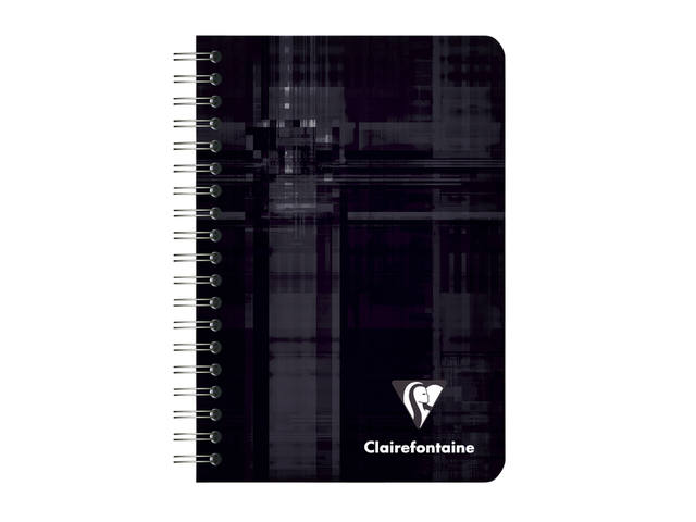 Notitieboek Clairefontaine 95x140 5x5 100blz ass