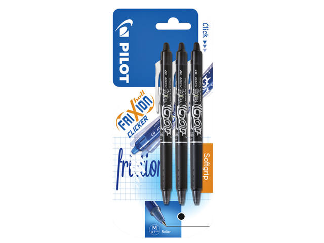 Rollerpen PILOT friXion BLRT-FR7 clicker M 3st zw