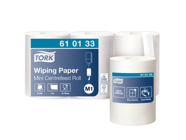 Poetspapier Tork M1 Advanced 1laags 120m 610133