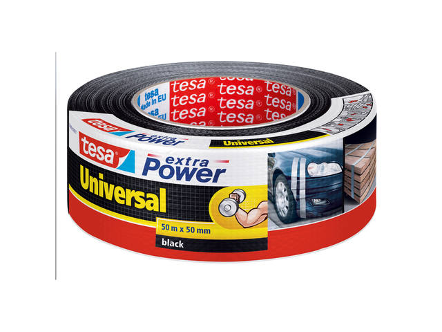 Duct tape tesa extra Power Uni 50mx50mm zwart