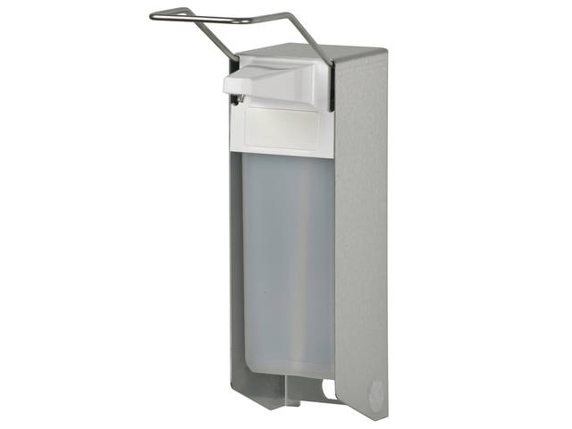 Zeepdispenser Ingoman lange beugel 1000ml zilver