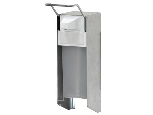 Zeepdispenser Ingoman korte beugel 500ml zilver