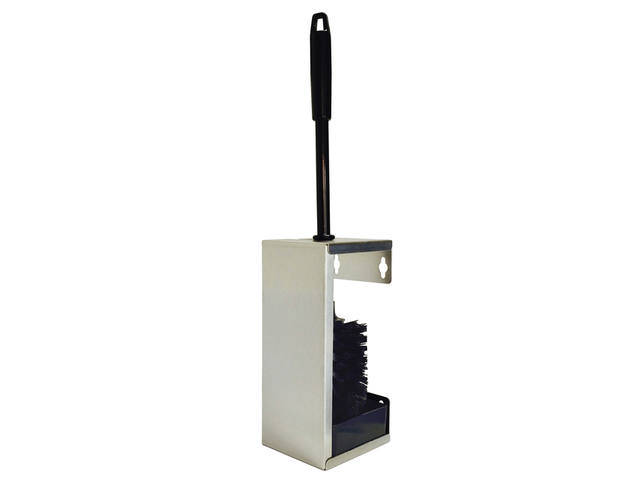 Toiletborstelset Quartzline rvs zilver