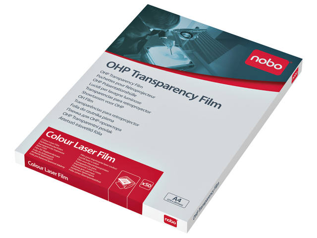 Transparant Nobo voor kleurenlaserprinter A4