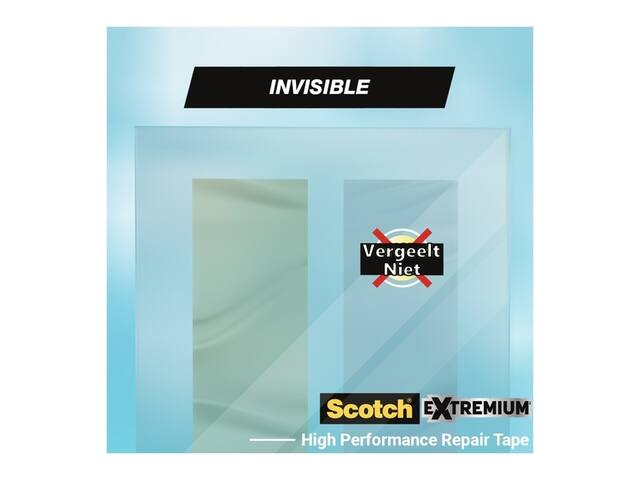 Plakband Scotch Extremium invisible 48mmx25m tr