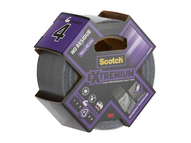 Duct tape Scotch Extremium  18.2mx48mm grijs
