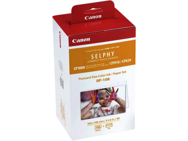Fotopapier Canon RP-108 Cassette + papier set