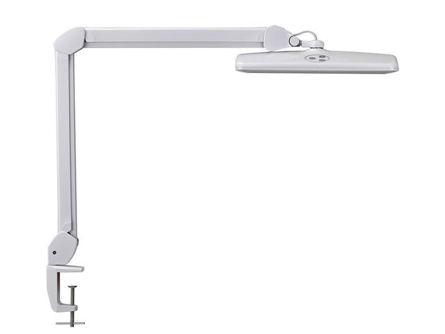 Werkpleklamp MAUL Intro LED tafelklem dimbaar wit