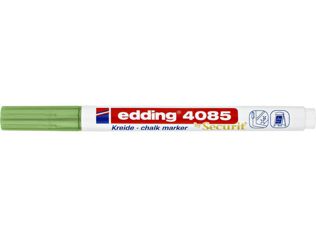 Krijtstift edding 4085 rond 1-2mm metallic groen