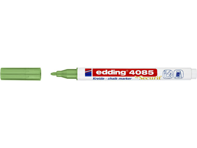 Krijtstift edding 4085 rond 1-2mm metallic groen