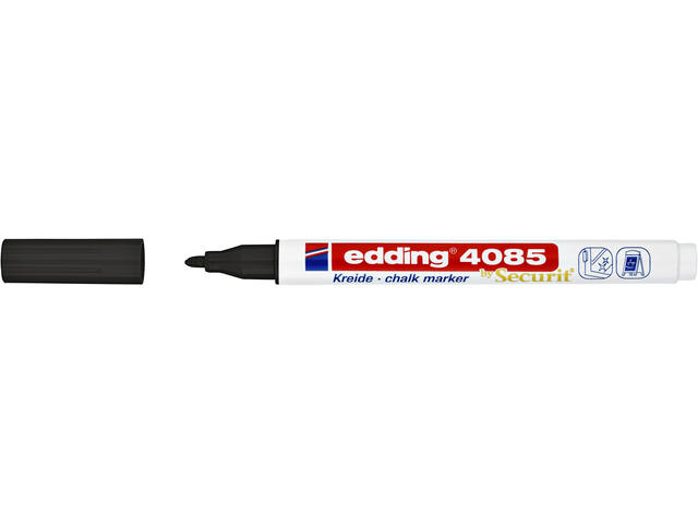 Krijtstift edding 4085 rond 1-2mm zwart