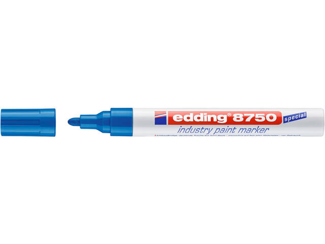 Paintmarker edding 8750 industrie 2-4mm blauw