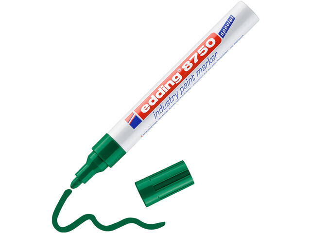 Paintmarker edding 8750 industrie 2-4mm groen