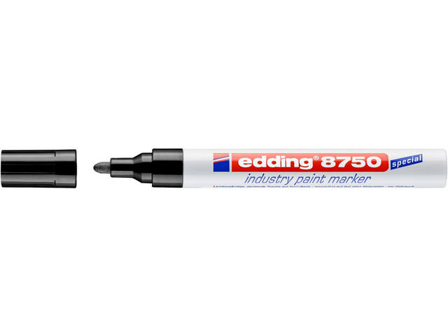 Paintmarker edding 8750 industrie 2-4mm zwart