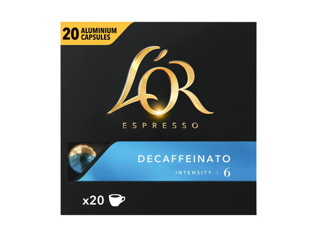 Koffiecups L Or espresso Decaffeinato 20st