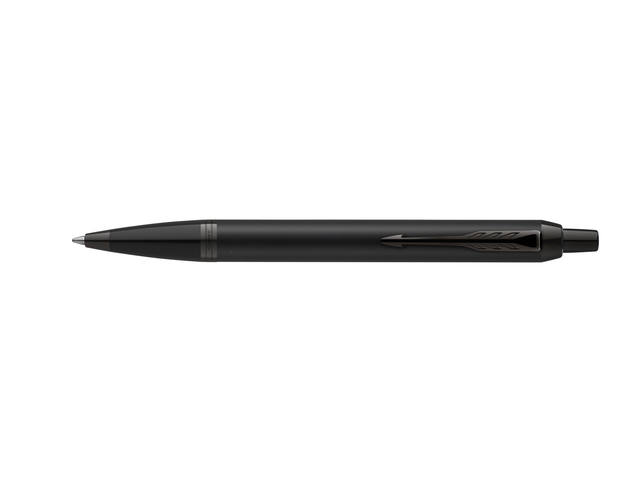 Balpen Parker IM Achromatic GB M mat zwart