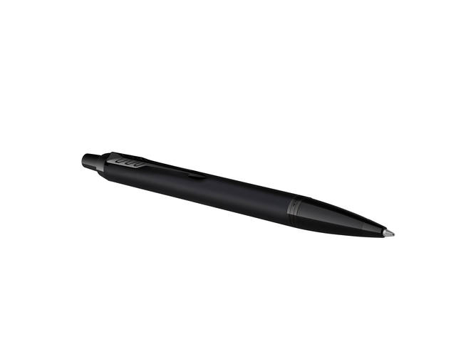 Balpen Parker IM Achromatic GB M mat zwart