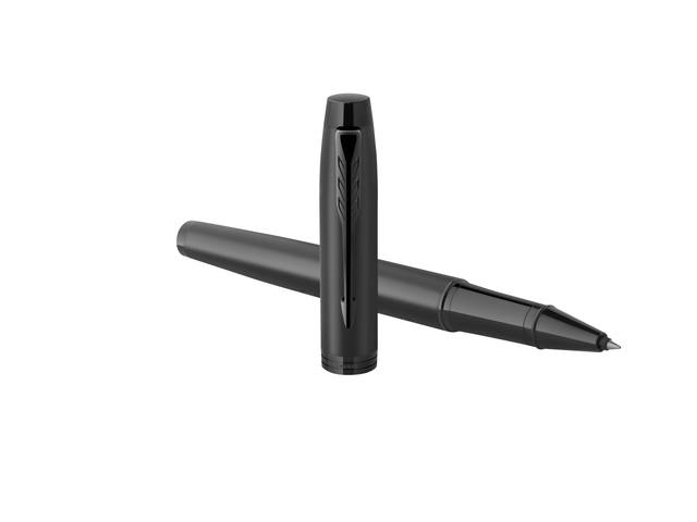 Rollerpen Parker IM Achromatic F mat zwart
