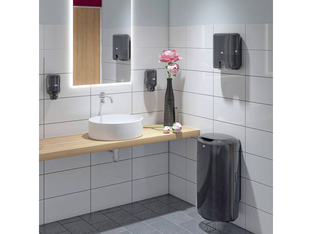 Toiletpapierdispenser Tork T6 medium duo zwart