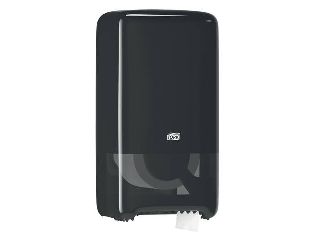 Toiletpapierdispenser Tork T6 medium duo zwart