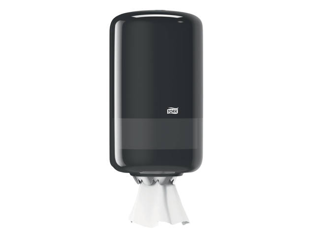 Poetspapierdispenser Tork M1 Elevation klein zwart