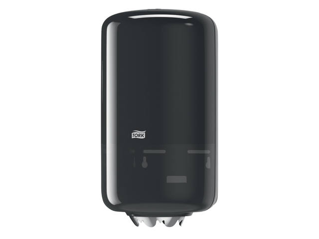 Poetspapierdispenser Tork M1 Elevation klein zwart