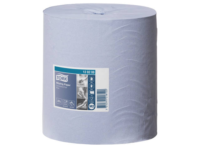 Poetspapier Tork M2 Advanced 1laags 320m blauw