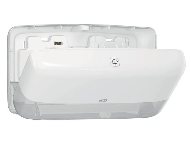 Toiletpapierdispenser Tork T2 jumbo klein duo wit