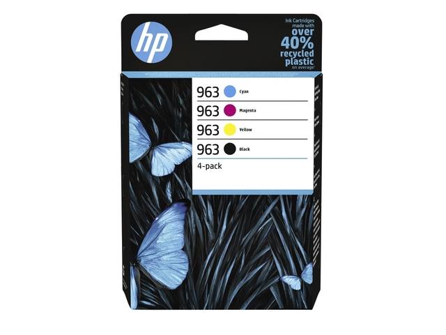 Inktcartridge HP 6ZC70AE 963 zwart + 3 kleuren