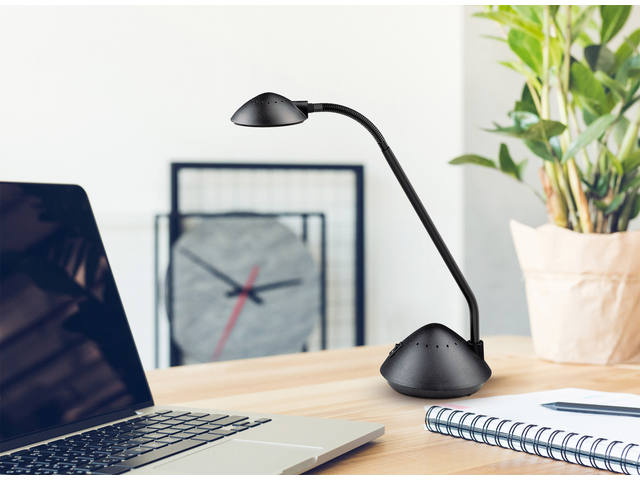 Bureaulamp MAUL Arc LED zwart