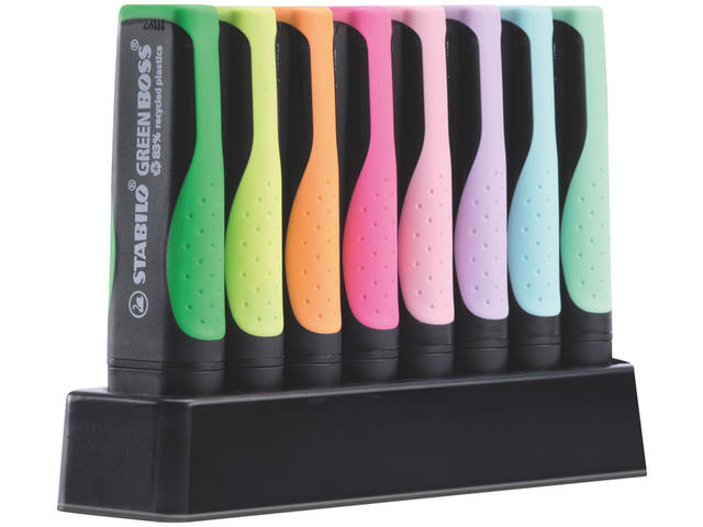 Markeerstift STABILO GREEN BOSS bureauset 6070/8