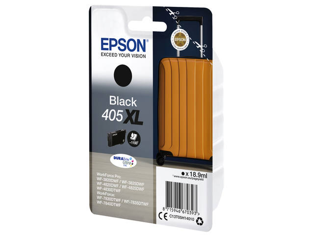 Inktcartridge Epson 405XL T05H14 zwart