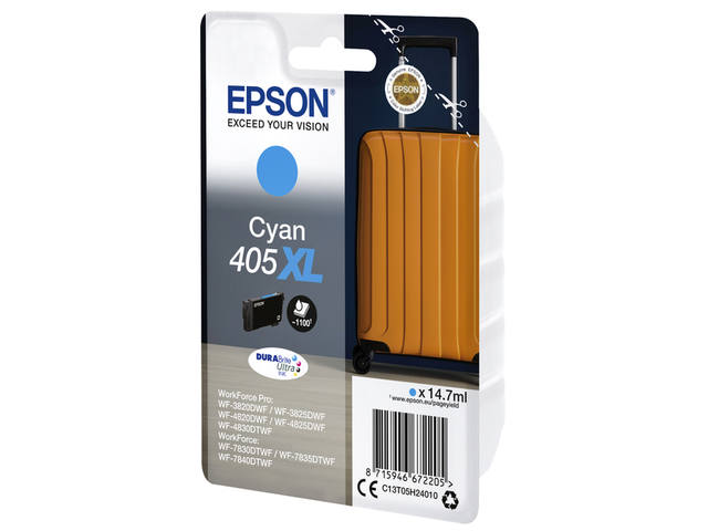 Inktcartridge Epson 405XL T05H24 blauw