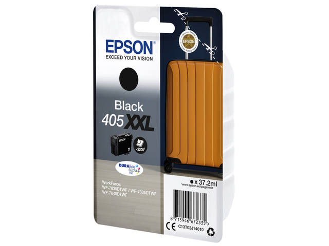 Inktcartridge Epson 405XXL T02J14 zwart