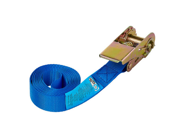 Spanband ProPlus ratel 3.5 meter blauw
