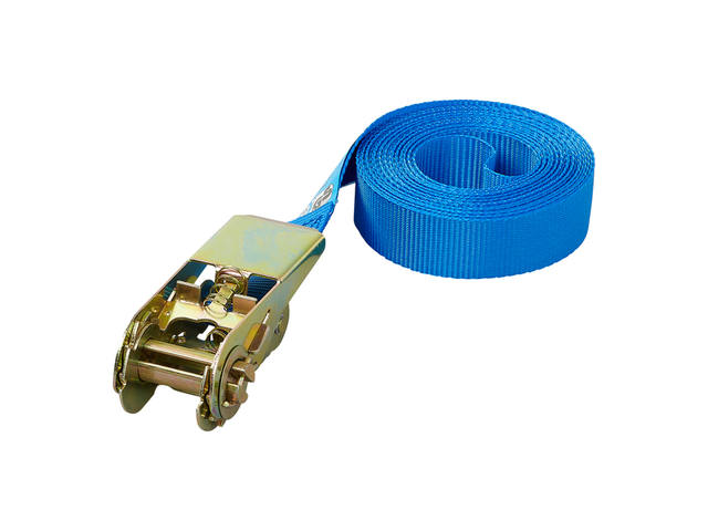 Spanband ProPlus ratel 5 meter blauw
