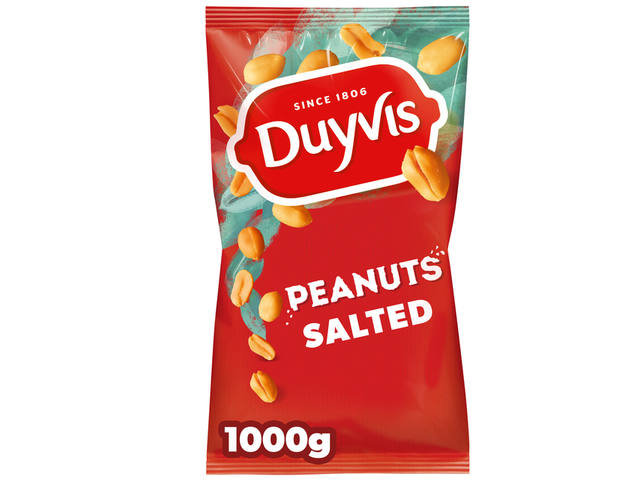 Pinda Duyvis gezouten zak 1000 gram