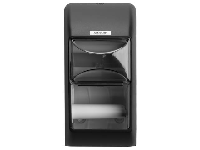 Toiletpapierdispenser Katrin duo zwart