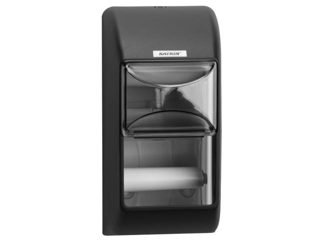 Toiletpapierdispenser Katrin duo zwart
