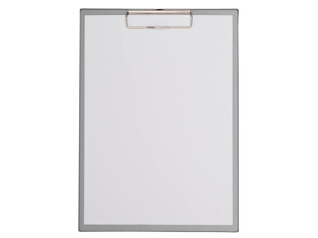 Klembord MAUL A4 staand PVC zilvergrijs