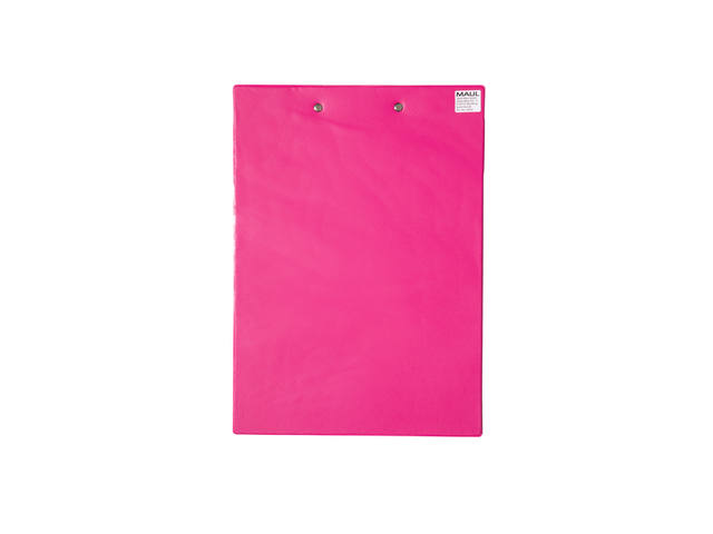 Klembord MAUL A4 staand PVC neon roze