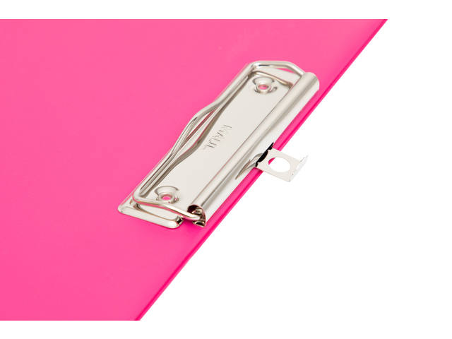 Klembord MAUL A4 staand PVC neon roze