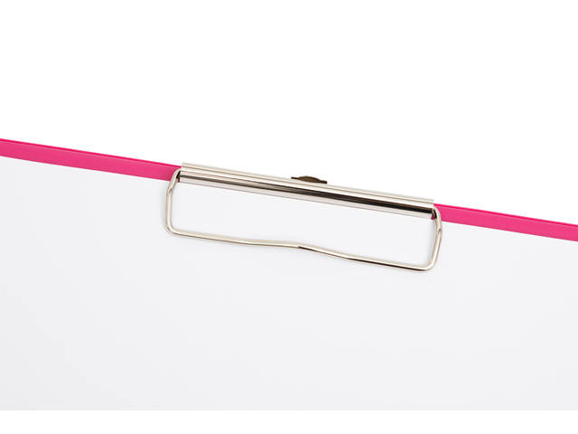 Klembord MAUL A4 staand PVC neon roze