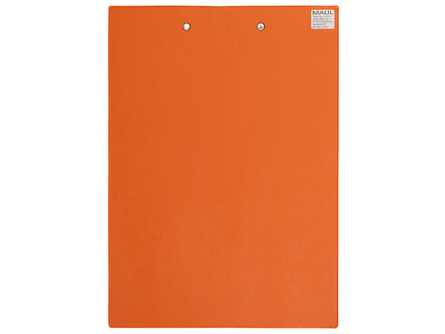 Klembord MAUL A4 staand PVC neon oranje