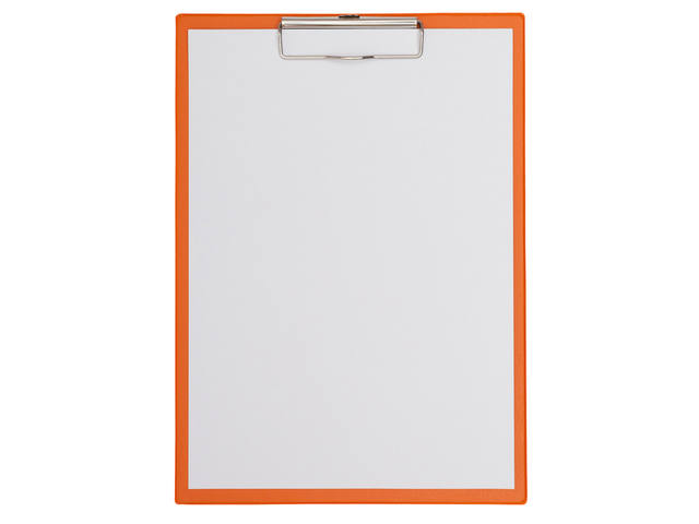 Klembord MAUL A4 staand PVC neon oranje