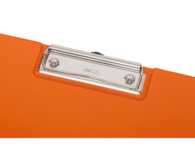Klembordmap MAUL A4 staand penlus PVC neon oranje